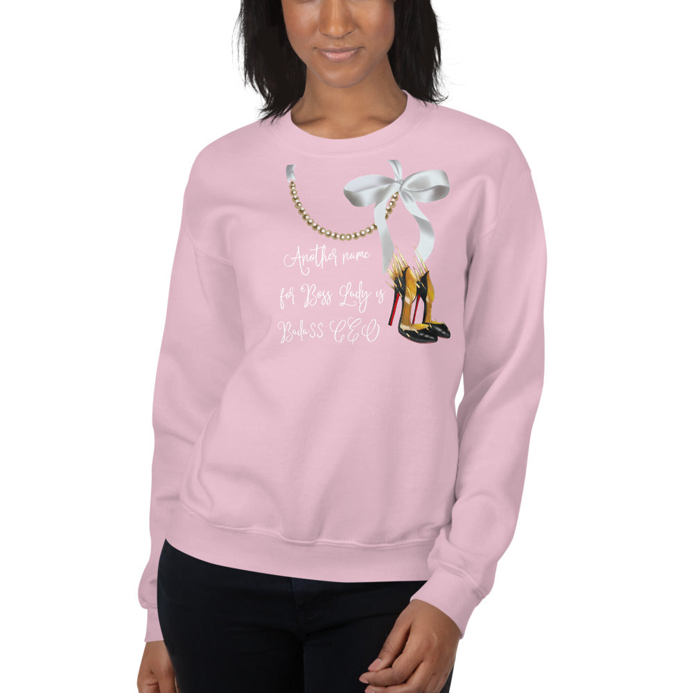 Pearl Necklace Sweatshirt - Fearless Confidence Coufeax™