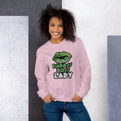 BADA$$ BO$$ LADY Sweatshirt - Fearless Confidence Coufeax™