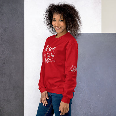 Jesus Loves This Hot Mess Sweatshirt - Fearless Confidence Coufeax™