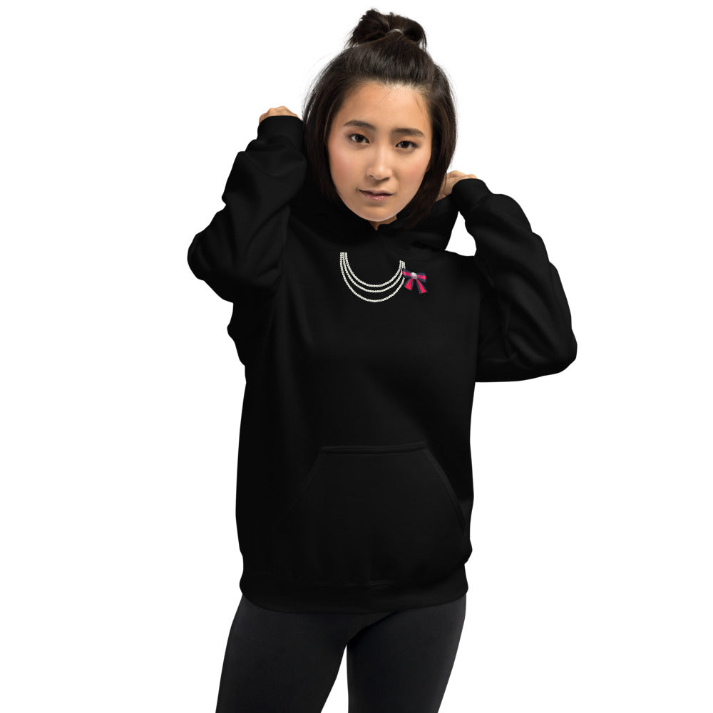 Pearl Necklace Hoodie - Fearless Confidence Coufeax™