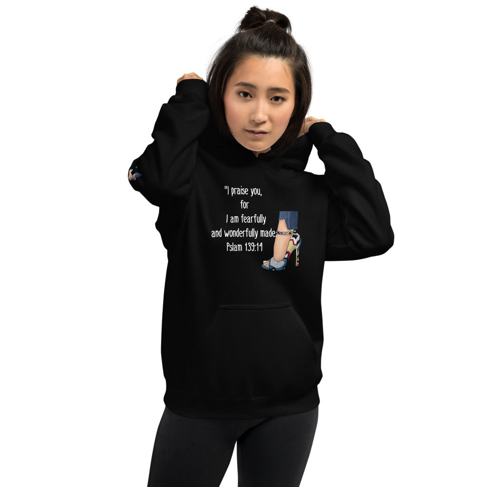 Fearlfully & Wonderfully Made Hoodie - Fearless Confidence Coufeax™