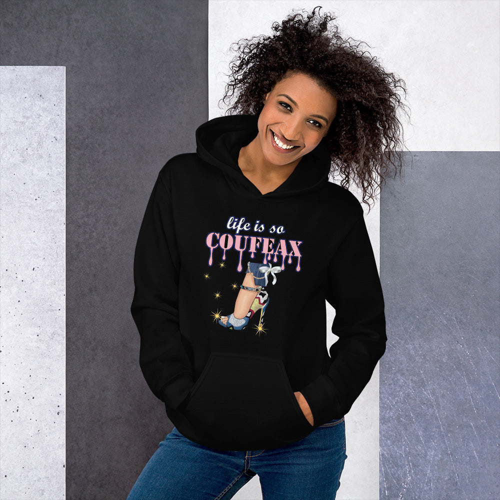 LIFE IS SO COUFEAX Hoodie - Fearless Confidence Coufeax™