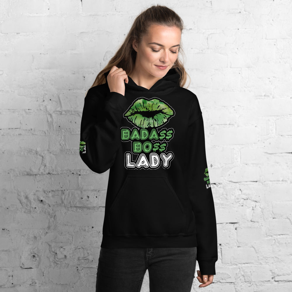 BADA$$ BO$$ LADY Hoodie - Fearless Confidence Coufeax™