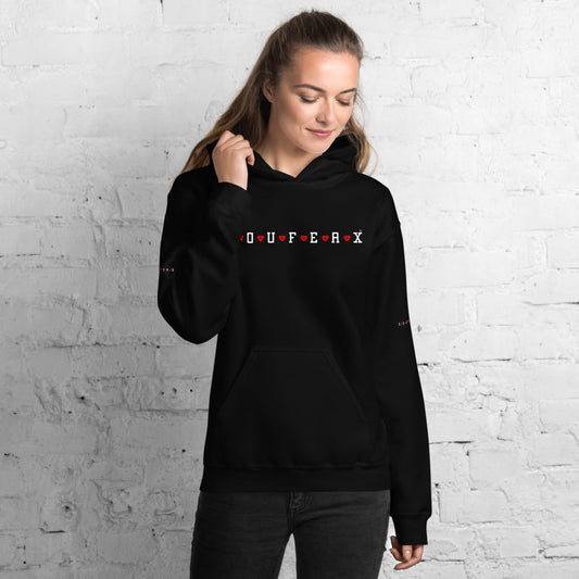 COUFEAX HEARTS Hoodie - Fearless Confidence Coufeax™