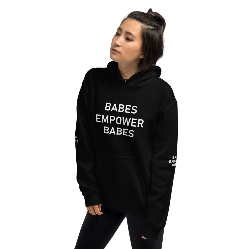 Babes Empower Babes  Hoodie - Fearless Confidence Coufeax™