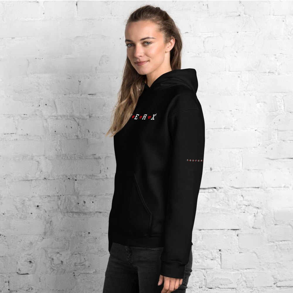 COUFEAX HEARTS Hoodie - Fearless Confidence Coufeax™