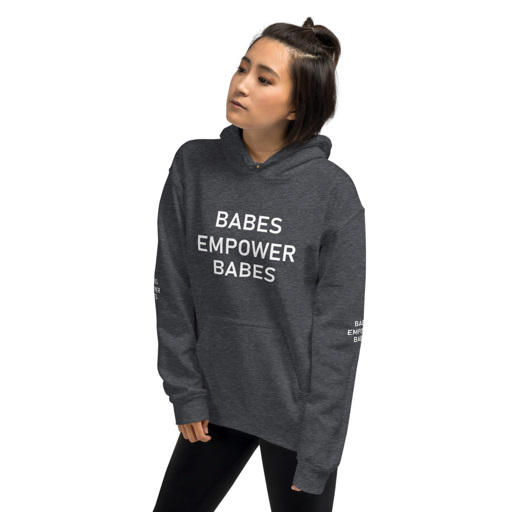 Babes Empower Babes  Hoodie - Fearless Confidence Coufeax™