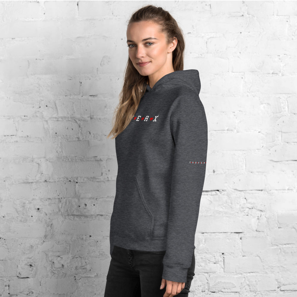 COUFEAX HEARTS Hoodie - Fearless Confidence Coufeax™