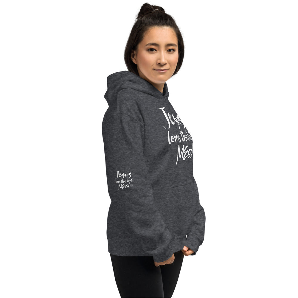 Jesus Loves This Hot Mess Hoodie - Fearless Confidence Coufeax™