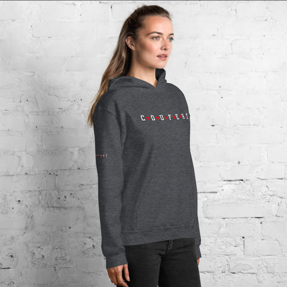 COUFEAX HEARTS Hoodie - Fearless Confidence Coufeax™