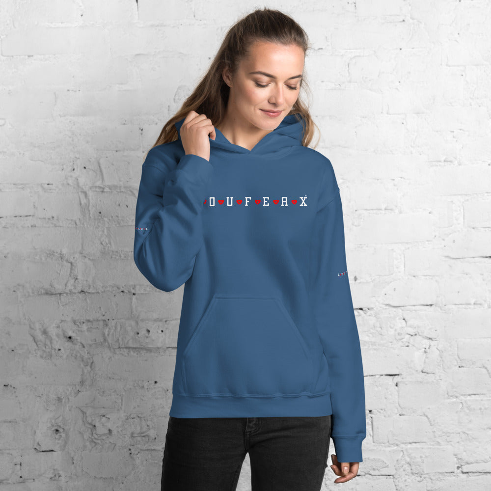 COUFEAX HEARTS Hoodie - Fearless Confidence Coufeax™