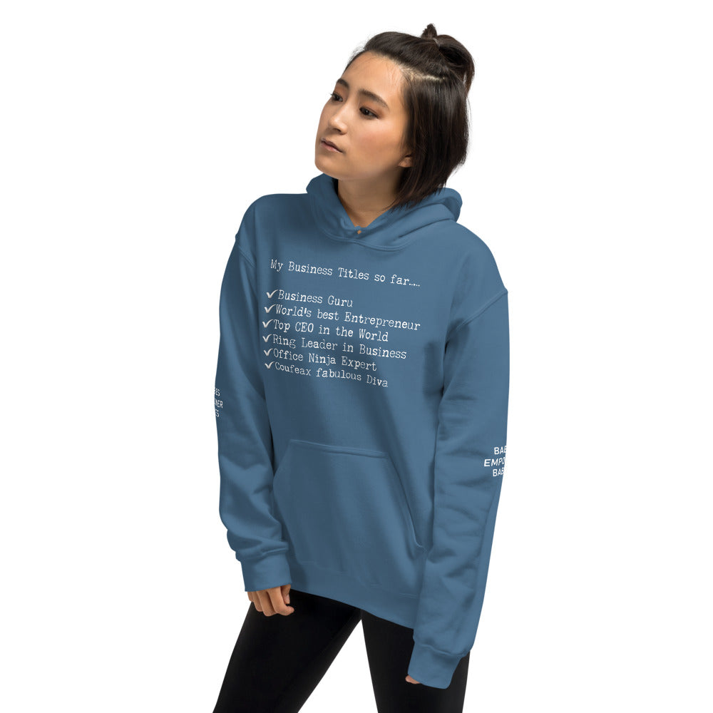 My Business  Titles Hoodie - Fearless Confidence Coufeax™