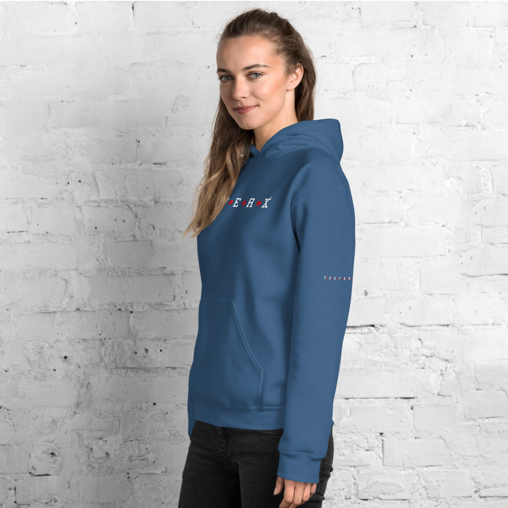 COUFEAX HEARTS Hoodie - Fearless Confidence Coufeax™