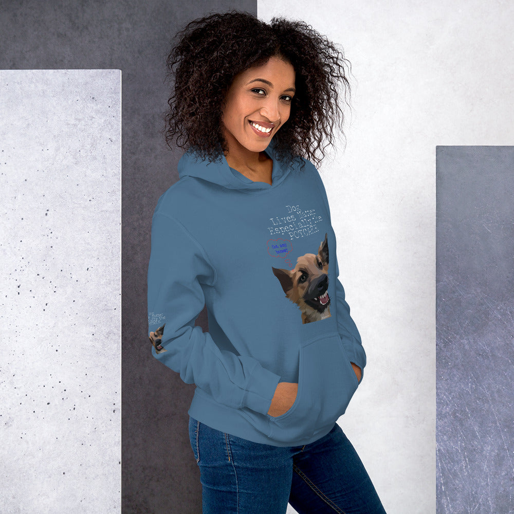 Dog Lives Matter Hoodie - Fearless Confidence Coufeax™