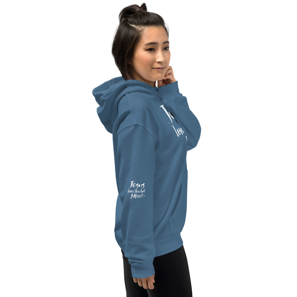 Jesus Loves This Hot Mess Hoodie - Fearless Confidence Coufeax™