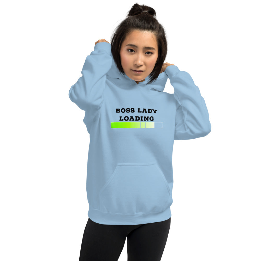 BOSS LADY LOADING  Hoodie - Fearless Confidence Coufeax™