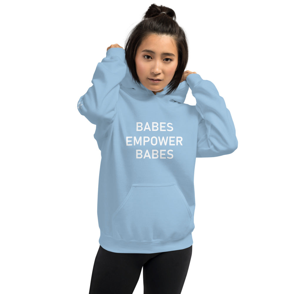 Babes Empower Babes  Hoodie - Fearless Confidence Coufeax™