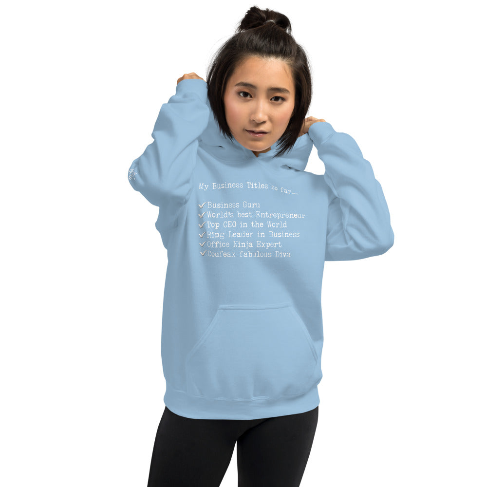 My Business  Titles Hoodie - Fearless Confidence Coufeax™