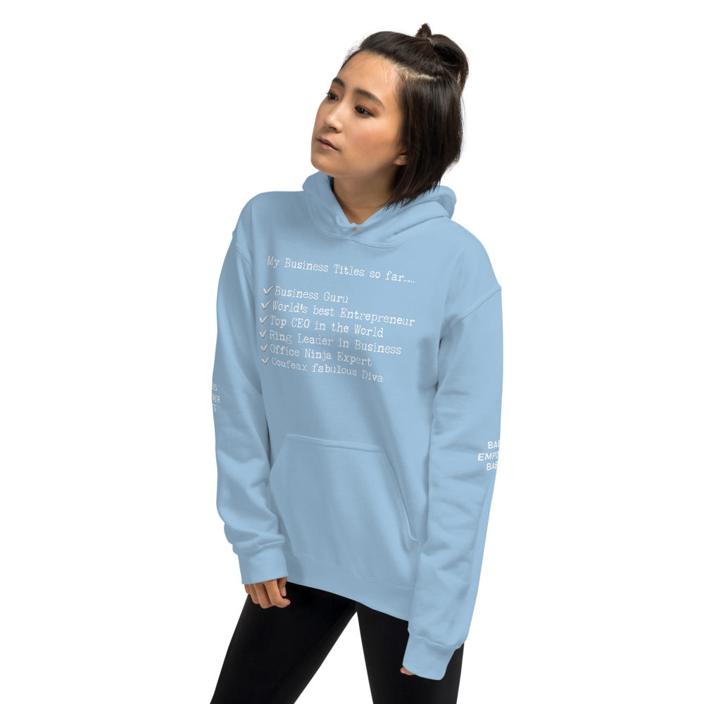 My Business  Titles Hoodie - Fearless Confidence Coufeax™