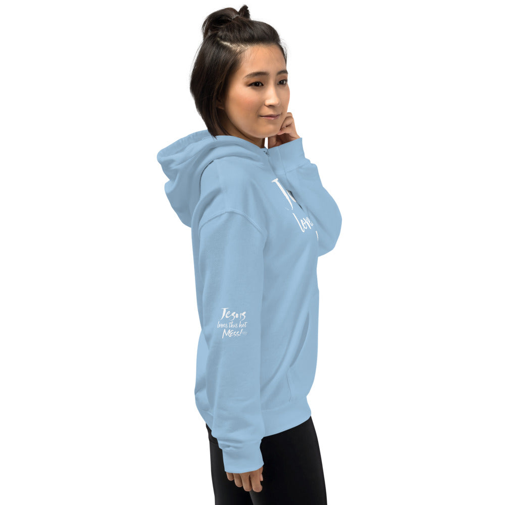 Jesus Loves This Hot Mess Hoodie - Fearless Confidence Coufeax™