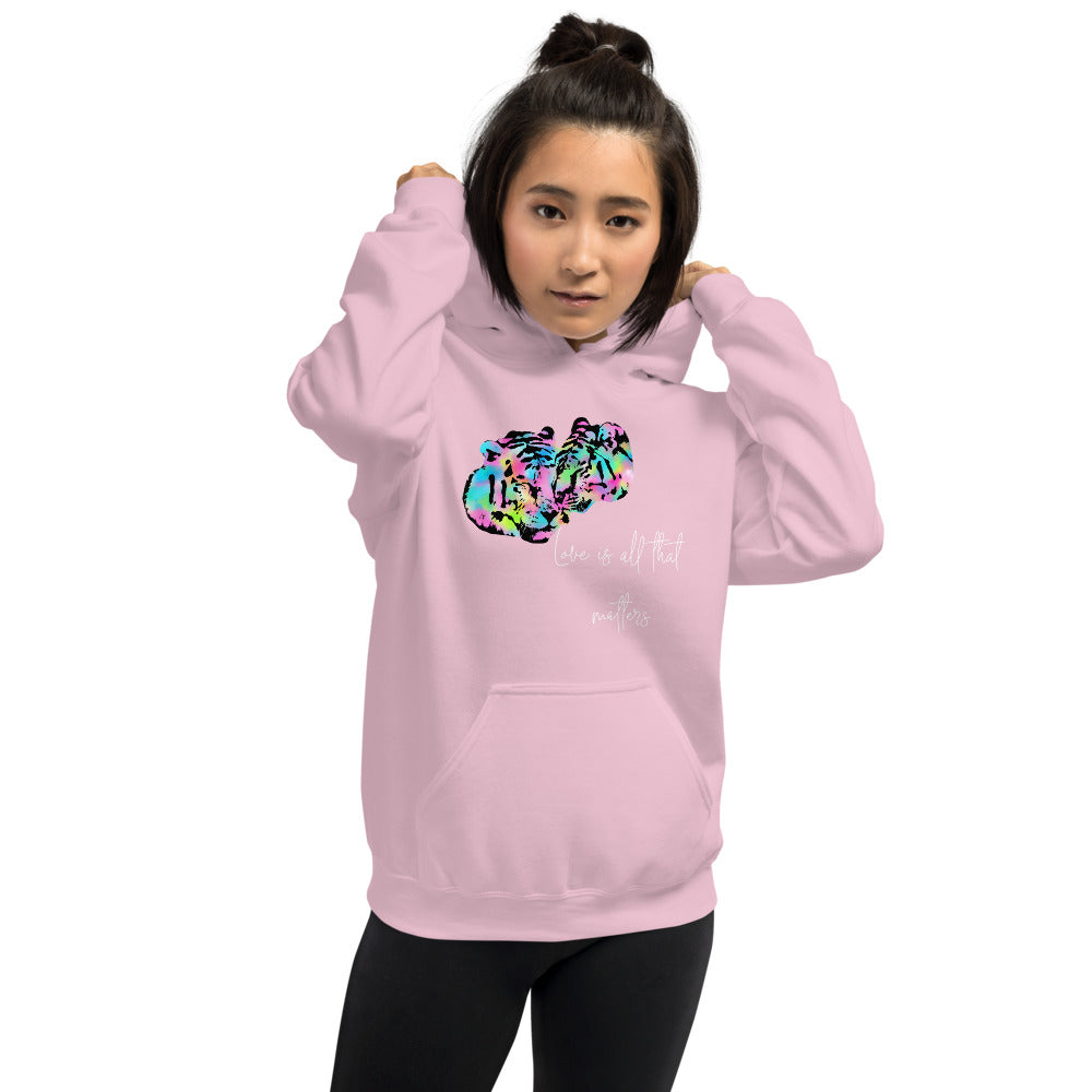 LOVE IS ALL THAT MATTERS Hoodie - Fearless Confidence Coufeax™