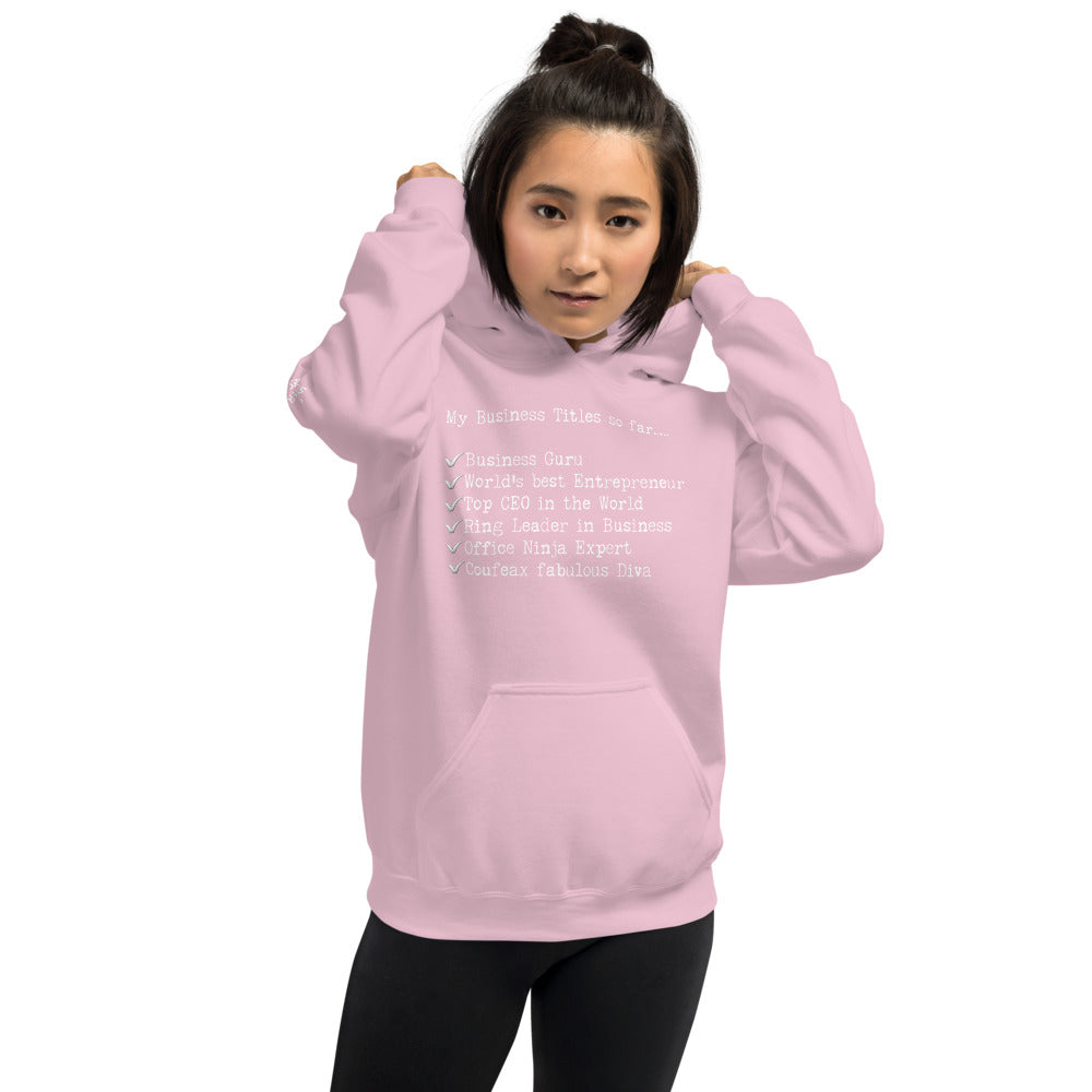 My Business  Titles Hoodie - Fearless Confidence Coufeax™