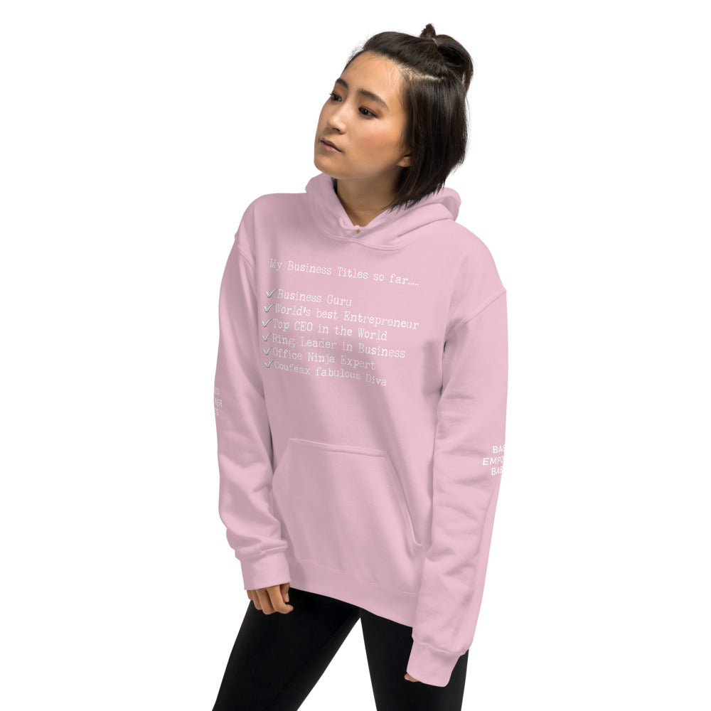 My Business  Titles Hoodie - Fearless Confidence Coufeax™