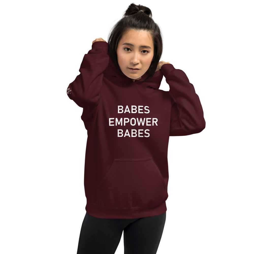 Babes Empower Babes  Hoodie - Fearless Confidence Coufeax™