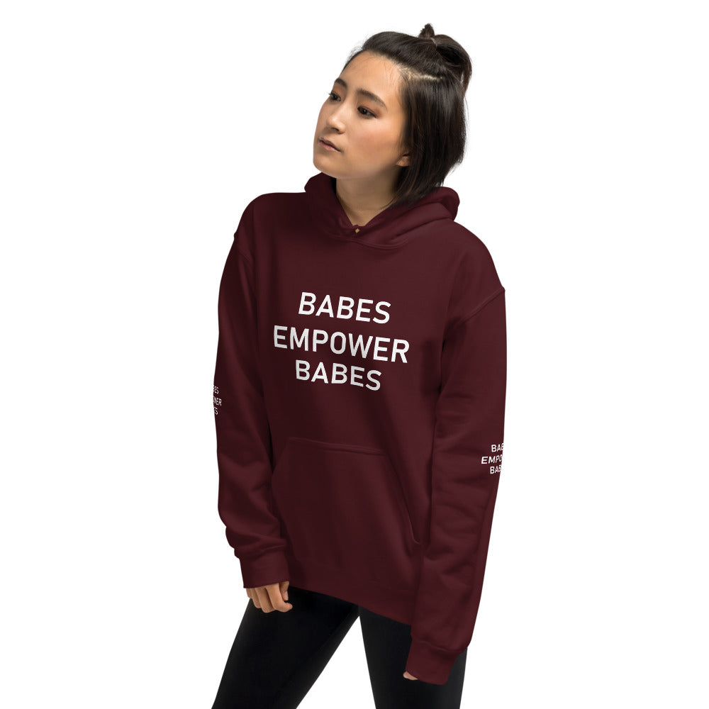 Babes Empower Babes  Hoodie - Fearless Confidence Coufeax™