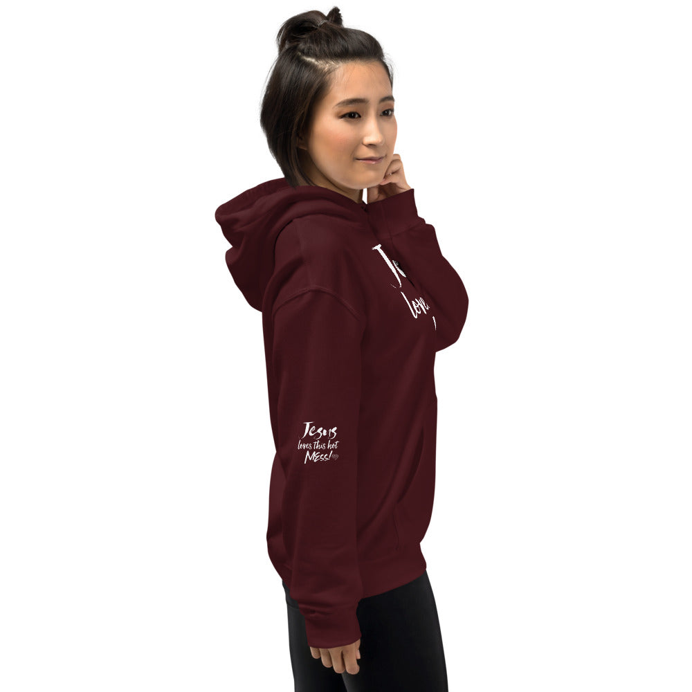 Jesus Loves This Hot Mess Hoodie - Fearless Confidence Coufeax™