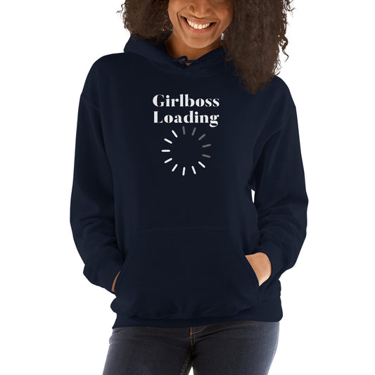 GIRLBOSS LOADING  Hoodie - Fearless Confidence Coufeax™