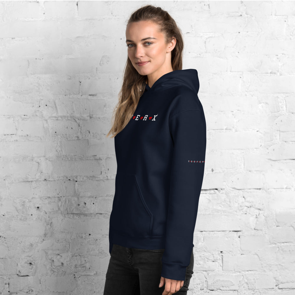 COUFEAX HEARTS Hoodie - Fearless Confidence Coufeax™