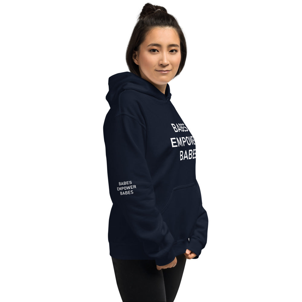 Babes Empower Babes  Hoodie - Fearless Confidence Coufeax™