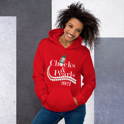CHUCKS & PEARLS Hoodie - Fearless Confidence Coufeax™