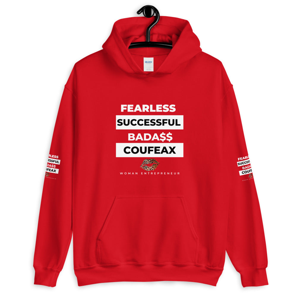 Fearless Successful Badass Hoodie - Fearless Confidence Coufeax™