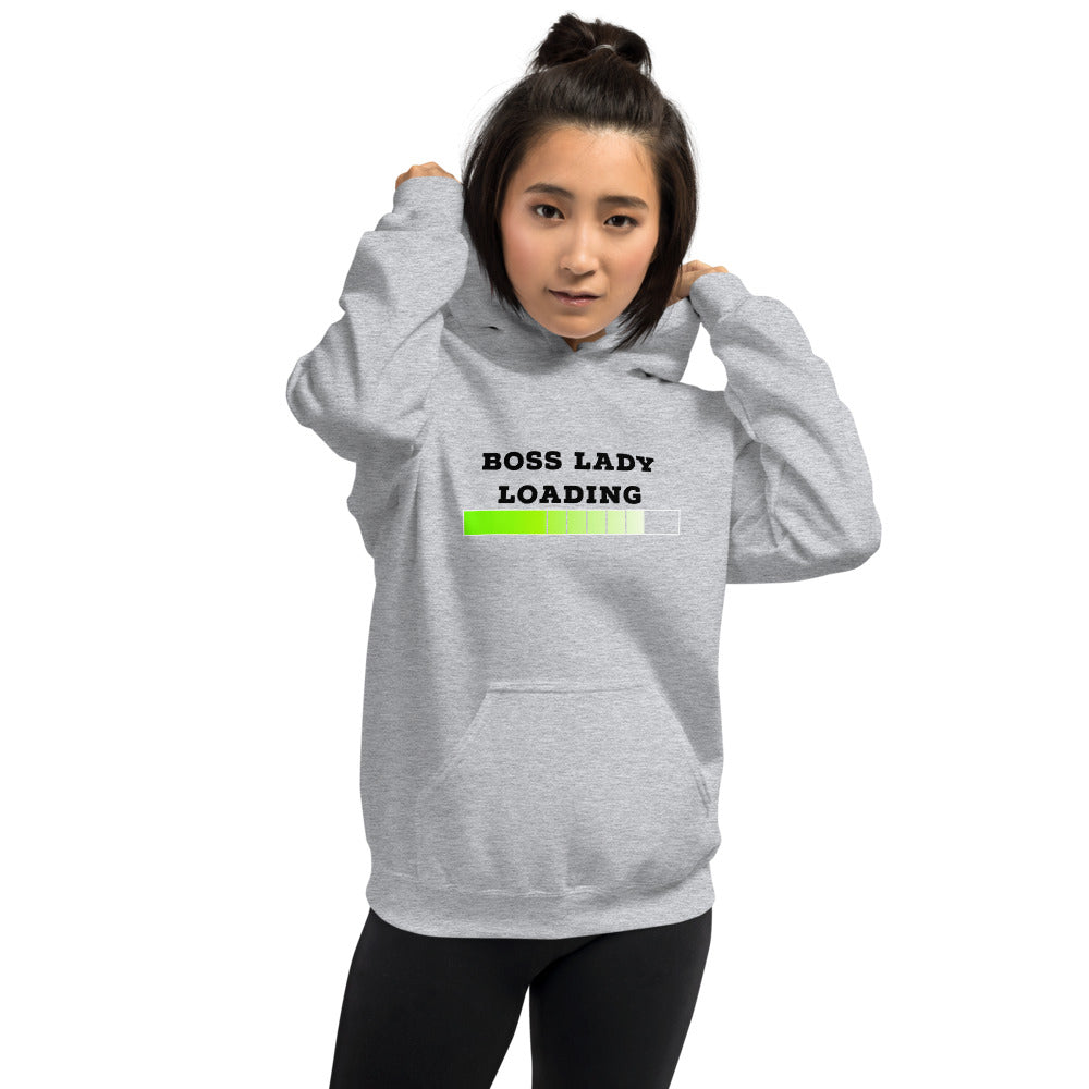 BOSS LADY LOADING  Hoodie - Fearless Confidence Coufeax™