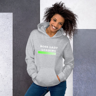 BOSS LADY LOADING Hoodie - Fearless Confidence Coufeax™