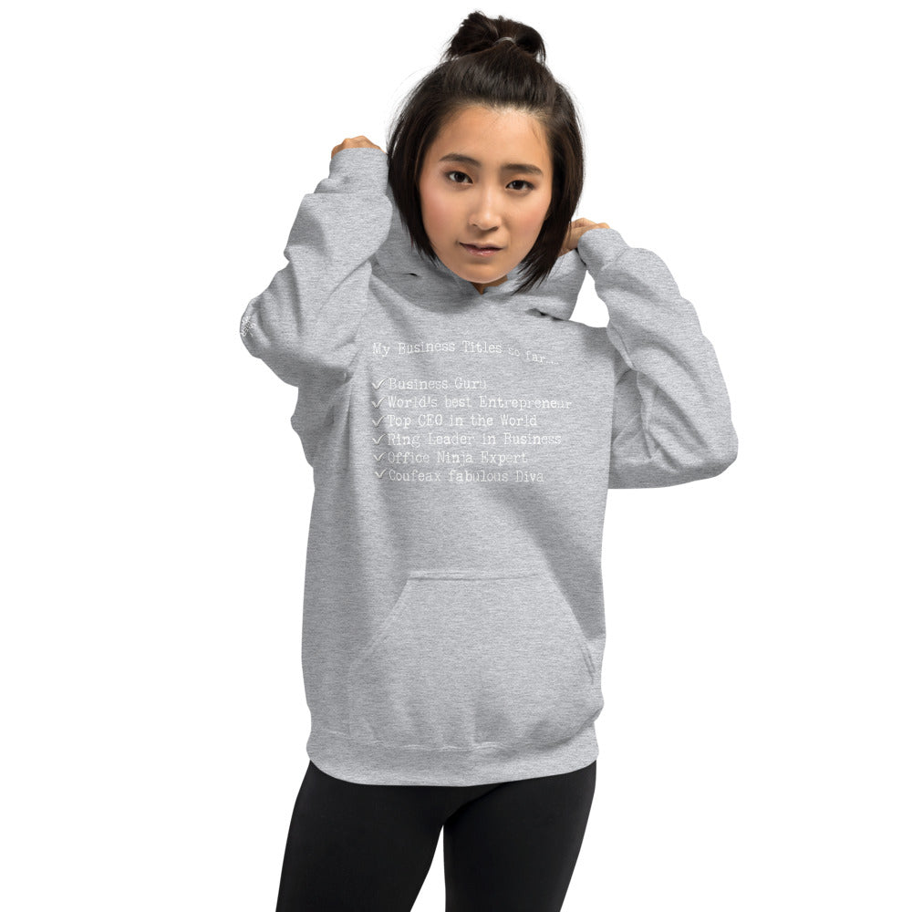 My Business  Titles Hoodie - Fearless Confidence Coufeax™