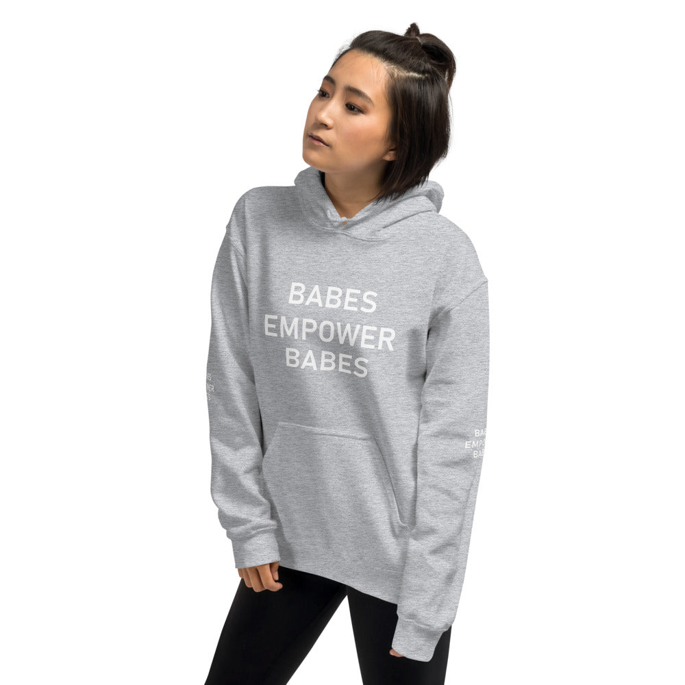 Babes Empower Babes  Hoodie - Fearless Confidence Coufeax™