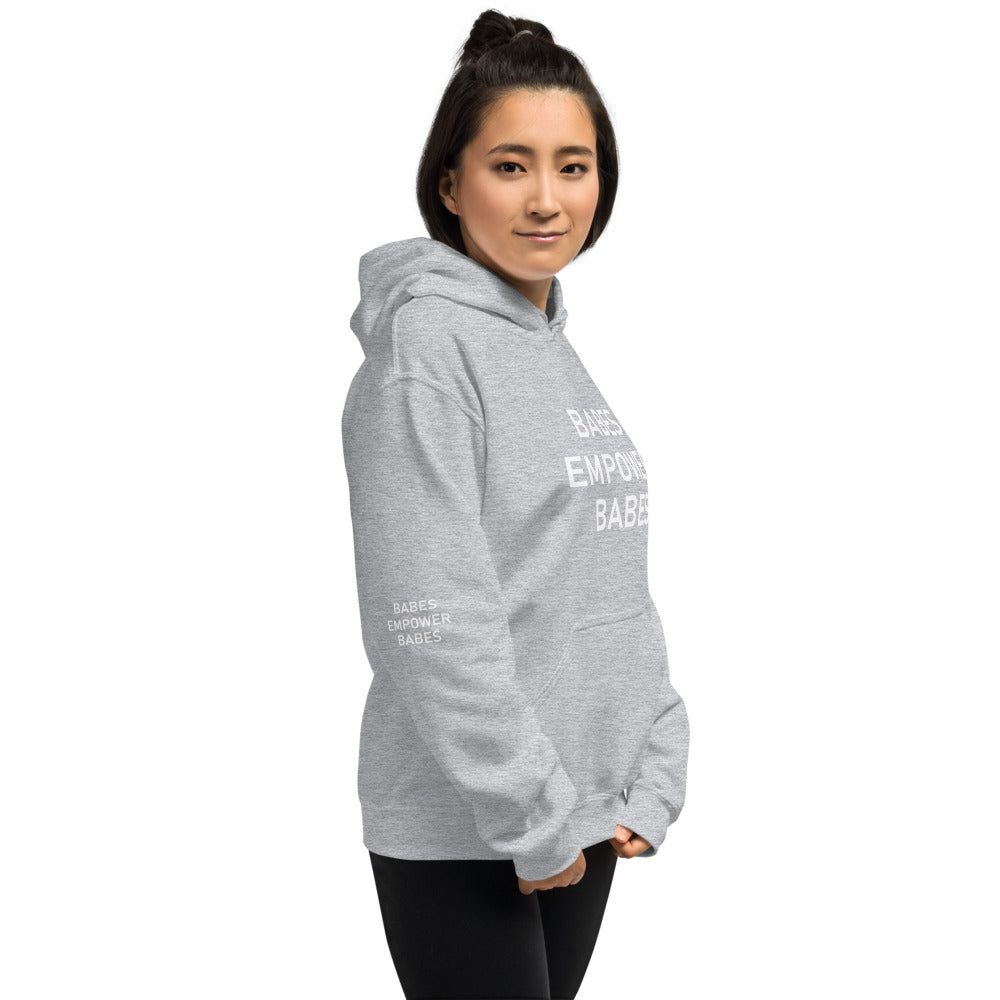 Babes Empower Babes  Hoodie - Fearless Confidence Coufeax™