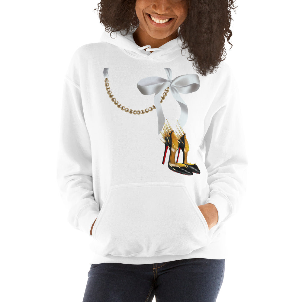 Pearl Necklace Hoodie - Fearless Confidence Coufeax™