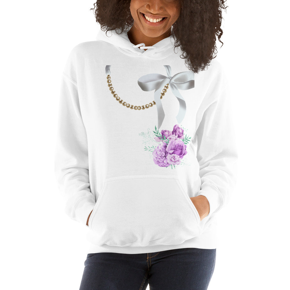 Pearl Necklace Hoodie - Fearless Confidence Coufeax™