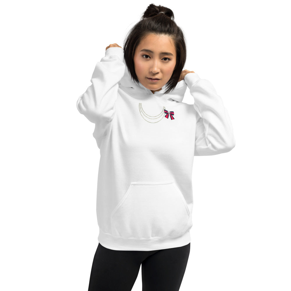 Pearl Necklace Hoodie - Fearless Confidence Coufeax™