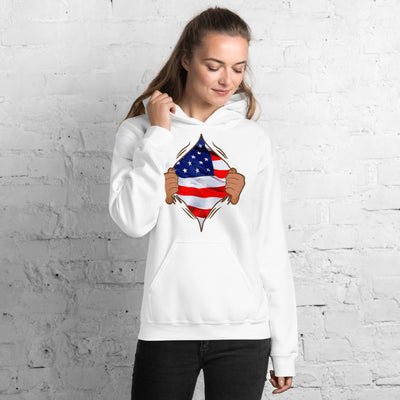 Die Heart American July 4th Hoodie - Fearless Confidence Coufeax™