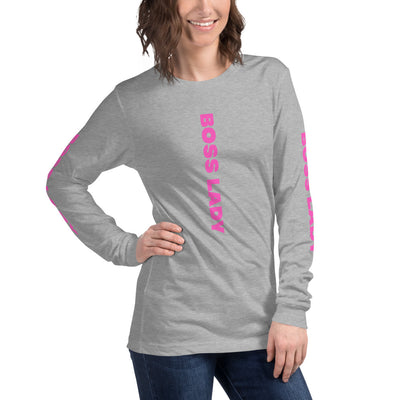 Boss Lady  Long Sleeve Tee - Fearless Confidence Coufeax™