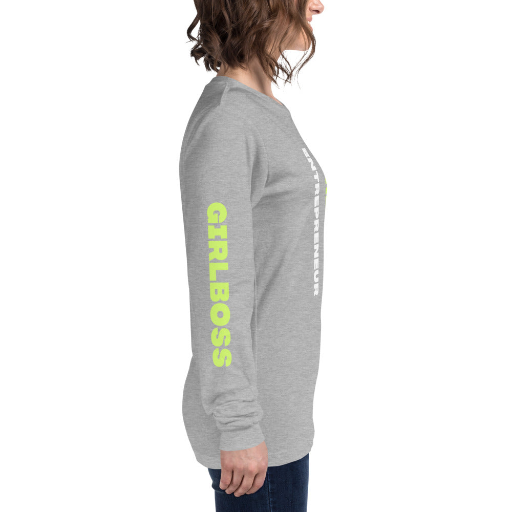 Girlboss Entrepreneur Long Sleeve Tee - Fearless Confidence Coufeax™