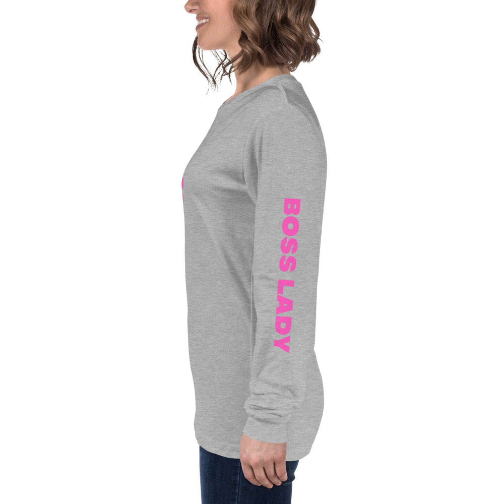 Boss Lady Long Sleeve Tee - Fearless Confidence Coufeax™