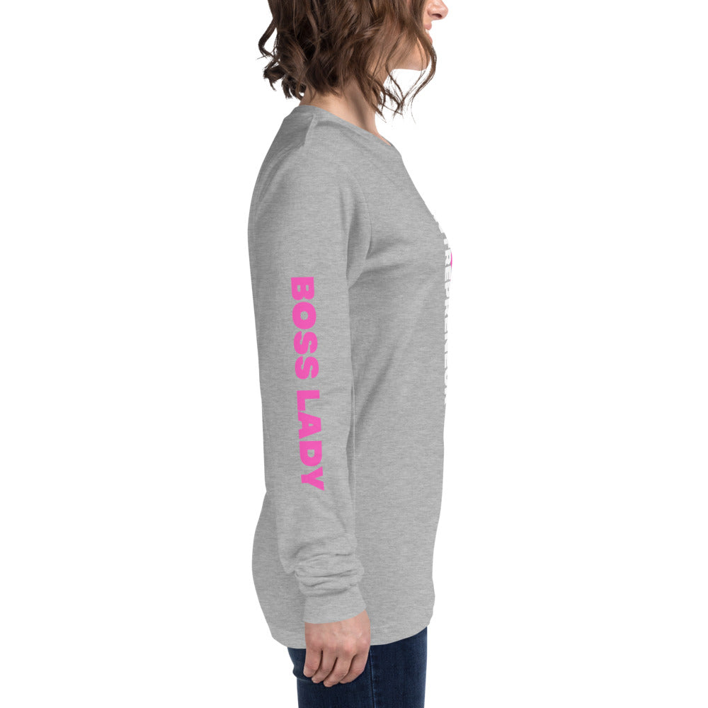 Boss Lady Long Sleeve Tee - Fearless Confidence Coufeax™