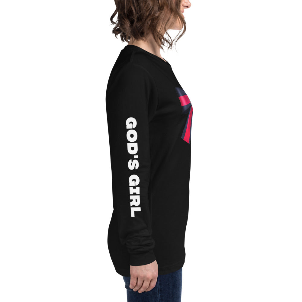 GOD'S GIRL Long Sleeve Tee - Fearless Confidence Coufeax™