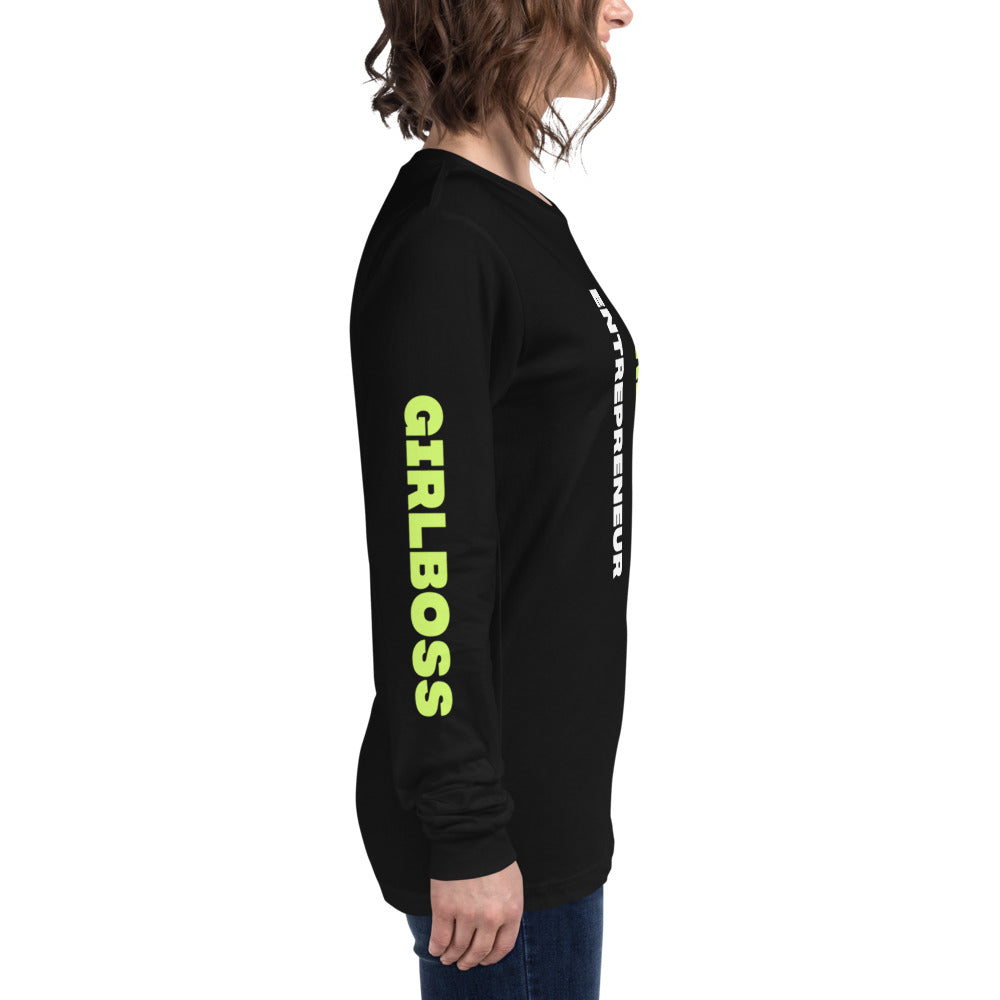 Girlboss Entrepreneur Long Sleeve Tee - Fearless Confidence Coufeax™